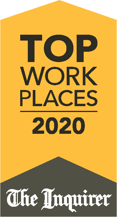 2020 top workplace award presented by the philadelphia inquirer