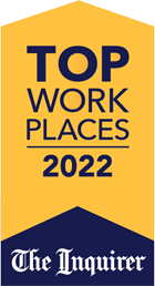 2022 top workplace award presented by the philadelphia inquirer