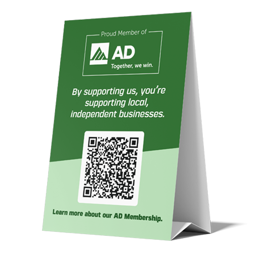 Customer-Facing QR Table Tent