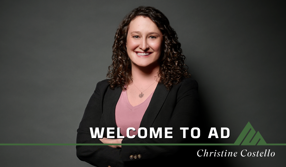 Christine Costello appointed as AD Vice President, Organizational Effectiveness & Collaboration Christine Costello appointed as AD Vice President, Organizational Effectiveness & Collaboration