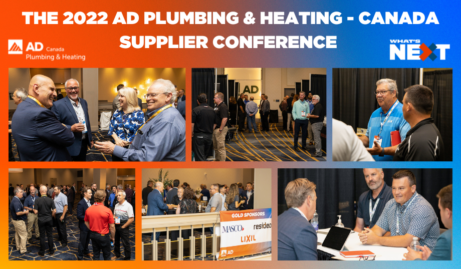 Collage of 2022 AD Plumbing & Heating - Canada Supplier Conference