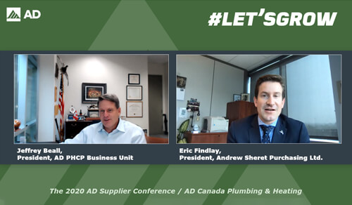 AD Canada Plumbing & Heating members build strategies for growth at 2020 Virtual AD Supplier Conference AD Canada Plumbing & Heating members build strategies for growth at 2020 Virtual AD Supplier Conference