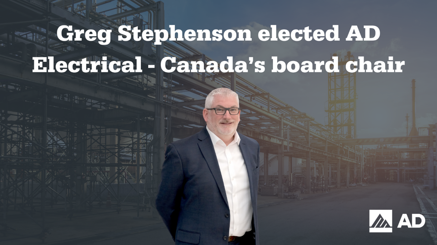 Bartle & Gibson’s Greg Stephenson elected board chair of AD Electrical – Canada